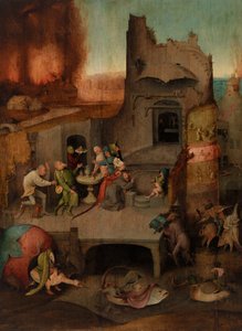 聖アントニウスの誘惑 作： Hieronymus Bosch