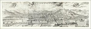 1557年、ヒエロニムス・コックによるフィレンツェの眺め。