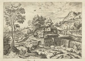 エジプトへのフライト 聖書と神話の風景 (シリーズ タイトル) 作： Hieronymus Cock