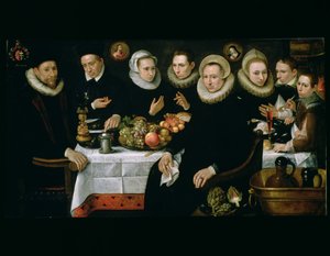 エイドリアン・デ・ヴィッテの家族（1555-1616）1608 作： Hieronymus Francken