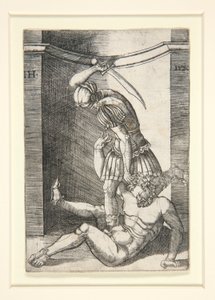 裸の男を殺す兵士