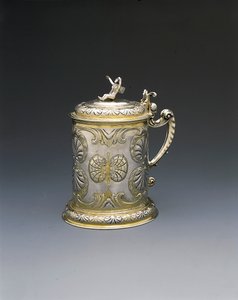 タンカード、ダンツィグ、1700年頃（パーセル・ギルト・シルバー
