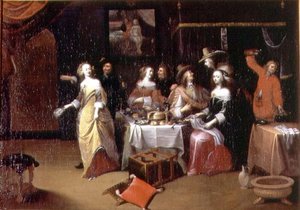 ギャラントの再会 作： Hieronymus Janssens