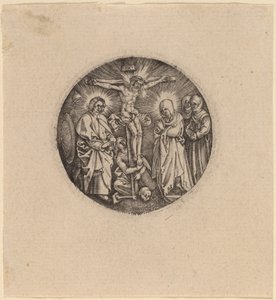 マクシミリアンの剣柄と呼ばれる磔刑 作： Hieronymus Wierix and Antonie Wierix after Albrecht Dürer