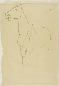 馬のターン・スリークォーター 作： Hilaire Germain Edgar Degas