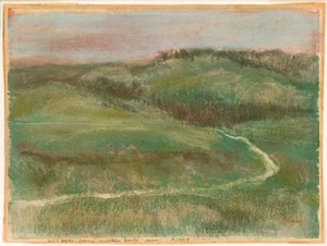 風景 作： Hilaire Germain Edgar Degas