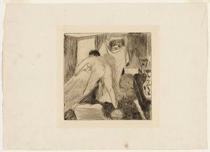 風呂を出る 作： Hilaire Germain Edgar Degas