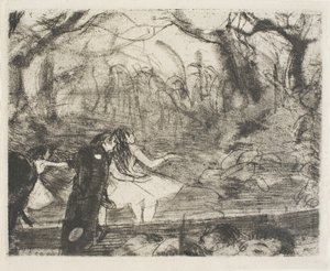 ステージIIIにて 作： Hilaire Germain Edgar Degas
