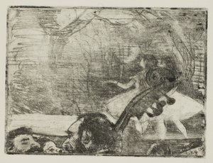 オンステージ I 作： Hilaire Germain Edgar Degas
