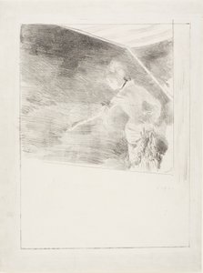 カフェコンサートの歌手 作： Hilaire Germain Edgar Degas