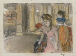ステージ上の歌手たち 作： Hilaire Germain Edgar Degas
