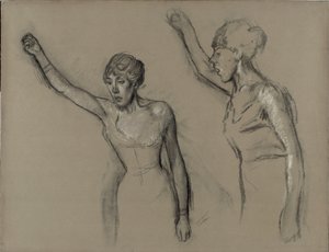 歌手の研究 作： Hilaire Germain Edgar Degas