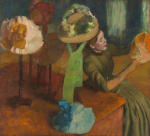 ザ・ミリナリー・ショップ 作： Hilaire Germain Edgar Degas