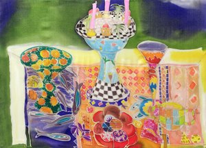 魚の表、2006（絹に染まる） 作： Hilary Simon