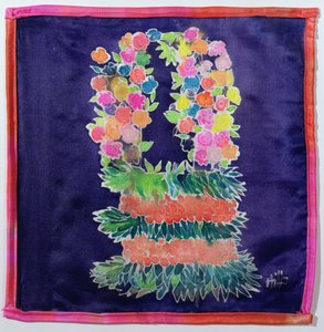 Untitled, 2005 (シルクに染料) 作： Hilary Simon