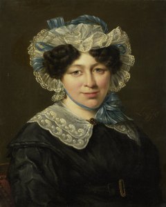 Hermanus Martinus Eekhout の妻、Maria Adriana van der Sluys の肖像 作： Hillebrand Dirk Loeff