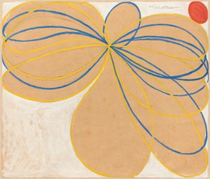 グループ V、七芒星、No. 1 WUS七芒星シリーズ、1908 年。 作： Hilma af Klint