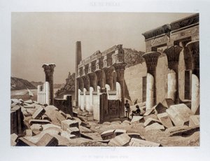 「ヴィーナス アトール神殿、フィラエ島」、エジプト、1841 年