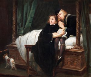 塔の王子たち 作： Hippolyte (1797 1856) (after) Delaroche