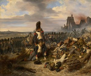 戦闘シーン、c。 1825年。 作： Hippolyte Bellange