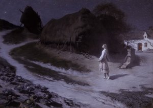 若いパストゥーレ（ジャンヌダルク）、サロン1884（キャンバスに油彩） 作： Hippolyte Berteaux