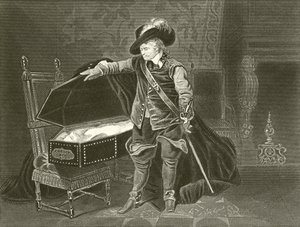 チャールズ1世の死体を見るクロムウェル 作： Hippolyte Delaroche