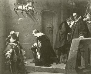 ストラフォードの死（グラビア） 作： Hippolyte Delaroche