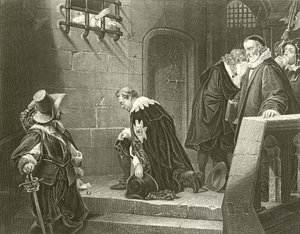 執行に行くストラフォード伯爵 作： Hippolyte Delaroche