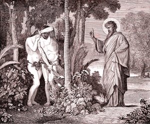 アダムとイブ 作： Hippolyte Flandrin