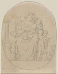 聖フェリシテと彼女の7人の息子 作： Hippolyte Jean Flandrin