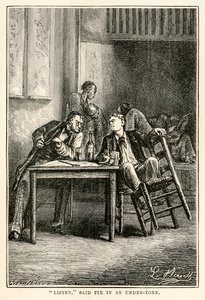 フィックスは、アンリテオフィルヒルデブラント（1824-97）、1873年に刻まれたジュールヴェルヌ（1828-1905）の「エイティフルデイインエイティデイインエイティデイインザエイティーデイズ」のトーンを基調に言った。 作： Hippolyte Leon after Benett