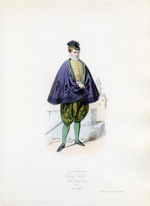シャルル9世時代のジェントルマン 作： Hippolyte Louis and Polydore Pauquet