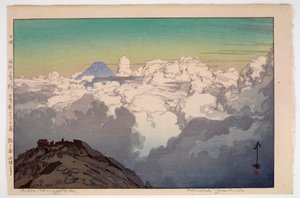 南アルプスシリーズより 駒ヶ岳山頂より 作： Hiroshi Yoshida