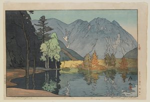 穂高山 日本アルプス十二景 大正時代
