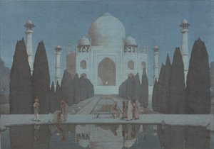 夜のタージ・マハル No.6 作： Hiroshi Yoshida