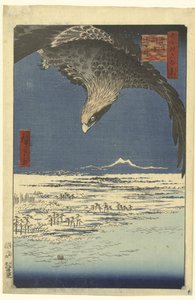 深川に近い須崎の十万坪平野 深川須崎十万坪 名所江戸百景（シリーズタイトル） 名所江戸百景