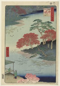 浮地秋葉神社境内 うきじあきばのけだい 名所江戸百景（シリーズタイトル） 名所江戸百景 作： Hiroshige (I) , Utagawa