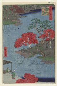 浮地秋葉神社境内 うきじあきばのけだい 名所江戸百景（シリーズタイトル） 名所江戸百景 作： Hiroshige (I) , Utagawa