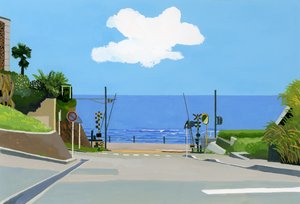 鎌倉学園前駅。 作： Hiroyuki Izutsu