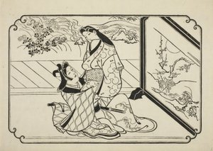 画面の後ろ、1673-81年