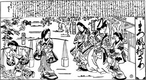 Matsukaze and Murasame, 1684-1688.  