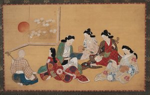 音楽の集い 作： 菱川師宣