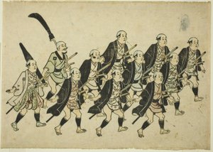 大名行列 作： Hishikawa Moronobu