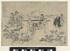 旅行会社 上野の風景（コピー） 作： Hishikawa Moronobu