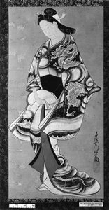 立ち美人。