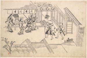  作： Hishikawa Moronobu