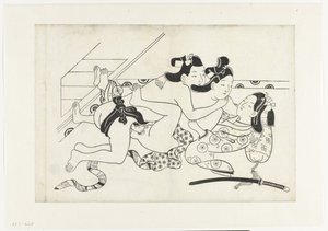 エロティックな表現 作： Hishikawa Moroshige (attributed to)
