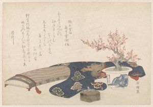 箏のある静物 作： Hishikawa Sori