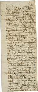 ソロヴェツキーの修道士が新しい奉仕の書を断る手紙1658年6月8日 作： Historical Document