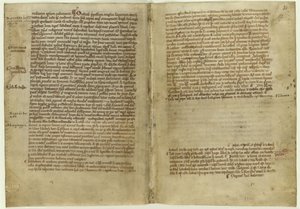 メルローズ修道院のクロニクル、1270年代におけるマグナカルタの詩 作： Historical Document